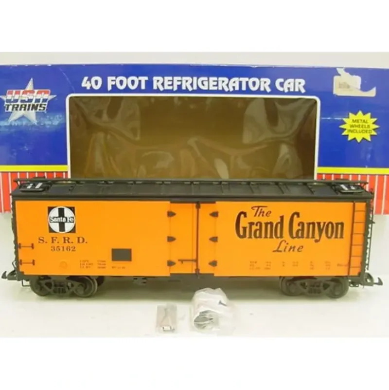 USA Trains 16503 G Santa Fe "Grand Canyon" 40' Refrigerator Car - Model Train Junction: Quality Parts and Art Supplies Outlet