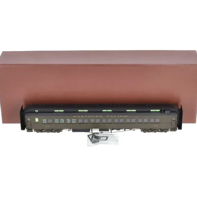 W & R HO BRASS Northern Pacific Dormitory-Smoker Painted Pullman LN/Box - Model Train Junction: Quality Parts and Art Supplies Online