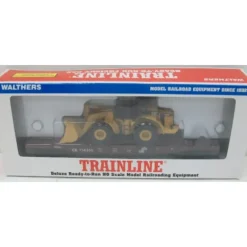 Walthers 931-757 Conrail 50' Flatcar w/Wheel Loader - Model Train Junction: Quality Parts and Art Supplies Outlet