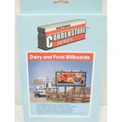 Walthers 933-3106 Dairy & Foods Billboards Kit - Model Train Junction: Quality Parts and Art Supplies Best