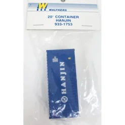 Walthers 933-1753 HO 20' Hanjin Container Load - Model Train Junction: Quality Parts and Art Supplies Sale