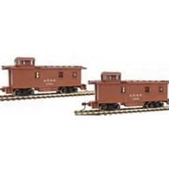 Walthers 932-27582 HO AT&SF Santa Fe 1300 Series Wood Caboose (Set of 2) - Model Train Junction: Quality Parts and Art Supplies Hot