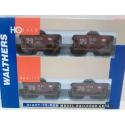 Walthers 932-4501 HO B&LE Taconite Ore Car 4-Pack - Model Train Junction: Quality Parts and Art Supplies New