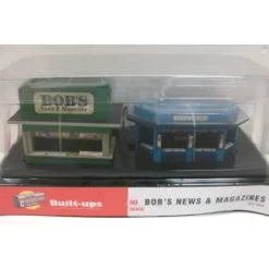 Walthers 933-2846 HO Built-Up Bob's News & Magazine Stands - Model Train Junction: Quality Parts and Art Supplies Sale