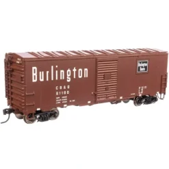 Walthers 910-1207 HO CBQ 40' AAR Modernized 1948 Boxcar RTR #61180 LN/Box - Model Train Junction: Quality Parts and Art Supplies Outlet