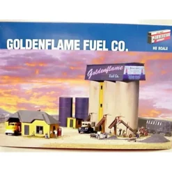 Walthers 933-3087 HO Goldenflame Fuel Company Building Kit - Model Train Junction: Quality Parts and Art Supplies Outlet
