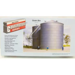 Walthers 933-3123 HO Grain Storage Bin Structure Building Kit - Model Train Junction: Quality Parts and Art Supplies Discount