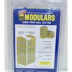 Walthers 933-3727 HO Modulars Large Door Wall Section Building Kit - Model Train Junction: Quality Parts and Art Supplies New
