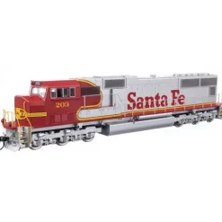 Walthers 910-11001 HO Santa Fe EMD SD75M Diesel Locomotive - Standard DC #203 - Model Train Junction: Quality Parts and Art Supplies Clearance