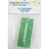 Walthers 933-1754 HO Scale Evergreen 20'' Container - Model Train Junction: Quality Parts and Art Supplies Discount