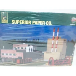 Walthers 933-3060 HO Scale Superior Paper Company Structure Building Kit - Model Train Junction: Quality Parts and Art Supplies New