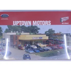 Walthers 933-3077 HO Scale Uptown Motors Building Kit - Model Train Junction: Quality Parts and Art Supplies Online