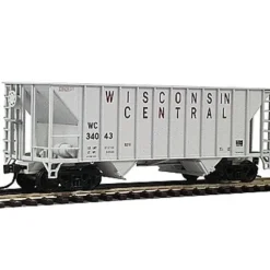 Walthers 932-7404 HO Scale Wisconsin Central Greenville 100 Ton Hopper #34043 LN/Box - Model Train Junction: Quality Parts and Art Supplies Online