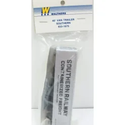 Walthers 933-1675 HO Southern Railway 40' Van Trailer Kit - Model Train Junction: Quality Parts and Art Supplies