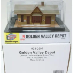 Walthers 933-2607 N Scale Golden Valley Depot Building - Model Train Junction: Quality Parts and Art Supplies Hot