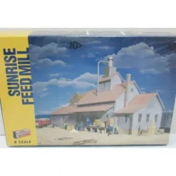 Walthers 933-3239 N Scale Sunrise Feed Mill Industrial Building Kit - Model Train Junction: Quality Parts and Art Supplies Best