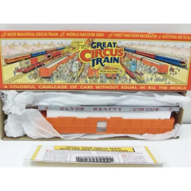 Walthers 1967C HO Circus Train HW/Sells & CB/SM Stock & Flat Car Kits #49 & #62 - Model Train Junction: Quality Parts and Art Supplies Hot