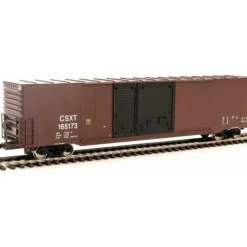 Walthers Mainline HO 910-3206 60' PS Double Door Auto Parts Box Car, CSX #165181 - Model Train Junction: Quality Parts and Art Supplies Best