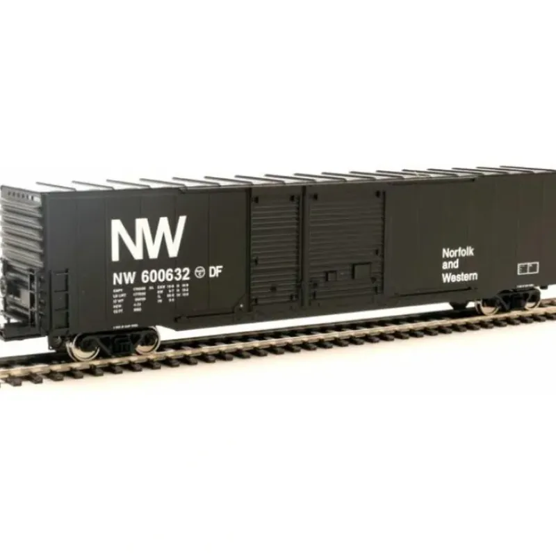 Walthers Mainline HO 910-3210 60' PS Double Door Auto Parts Box Car, Norfolk And Western #600632 - Model Train Junction: Quality Parts and Art Supplies Sale