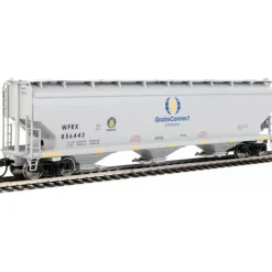Walthers Mainline, HO Scale, 910-7730, 60' NSC 5150 3-Bay Covered Hopper, Grain Connect (WFRX), #856498 - Model Train Junction: Quality Parts and Art Supplies Clearance