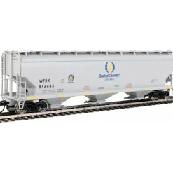 Walthers Mainline, HO Scale, 910-7732, 60' NSC 5150 3-Bay Covered Hopper, Grain Connect (WFRX), #856699 - Model Train Junction: Quality Parts and Art Supplies Clearance