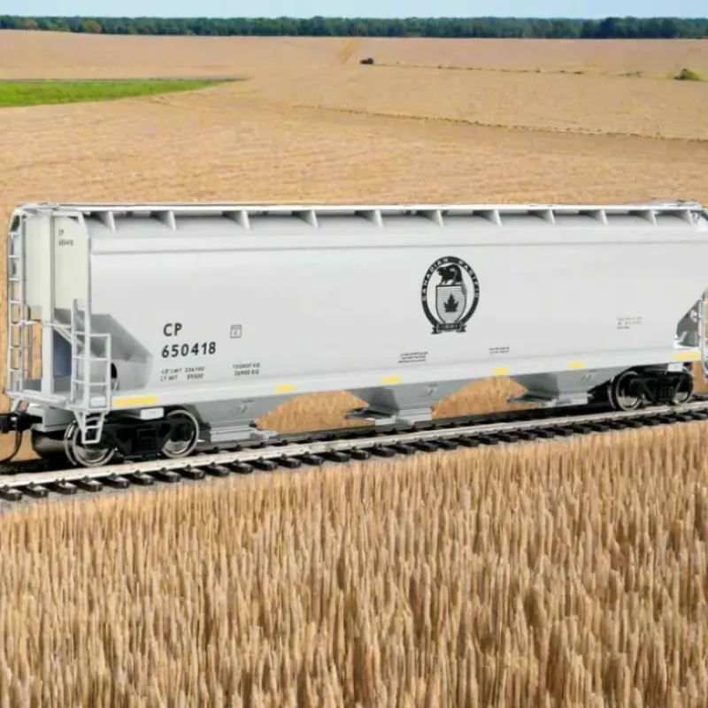 Walthers Mainline, HO Scale, 910-7722, 60' NSC 5150 3-Bay Covered Hopper, Canadian Pacific, #650450 - Model Train Junction: Quality Parts and Art Supplies Discount