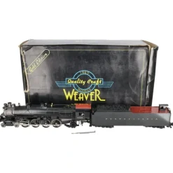 Weaver 6755 BRASS PRR 4-8-2 M1a Mountain Steam Engine & Tender - 3 Rail #6755 EX/Box - Model Train Junction: Quality Parts and Art Supplies Online