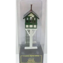 Weaver G1950 O Gauge Cream & Green Trim Switch Tower - Model Train Junction: Quality Parts and Art Supplies Hot