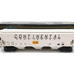 Weaver U3718D Continental Grain PS-2 Hopper 3-Rail LN/Box - Model Train Junction: Quality Parts and Art Supplies Online