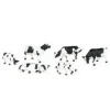 Williams 33153 Black & White Cows (Set of 6) - Model Train Junction: Quality Parts and Art Supplies Best