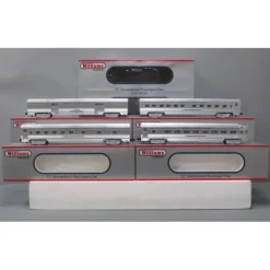 Williams 43154 CB&Q 72 Ft. Streamline Passenger Car (Pack of 4) - Model Train Junction: Quality Parts and Art Supplies Discount