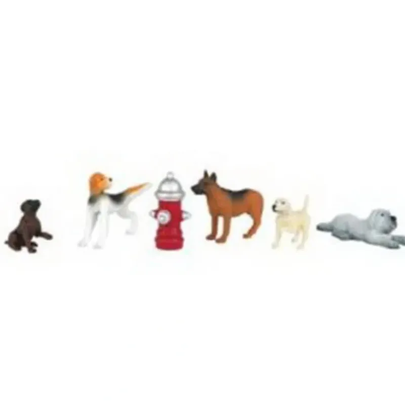 Williams 33158 Dogs with Fire Hydrant Figures (Set of 6) - Model Train Junction: Quality Parts and Art Supplies Best