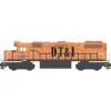 Williams 21219 DT&I GP38 Powered Diesel Locomotive - Model Train Junction: Quality Parts and Art Supplies Best