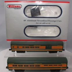 Williams 43003 Great Nothern 60 Ft. Streamline Passenger 2-Pack - Model Train Junction: Quality Parts and Art Supplies Outlet