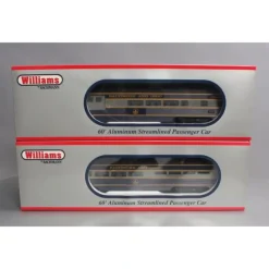 Williams 43001 O Baltimore & Ohio 60 Ft. Alunimun Streamliners Combine/Diner Set - Model Train Junction: Quality Parts and Art Supplies Sale