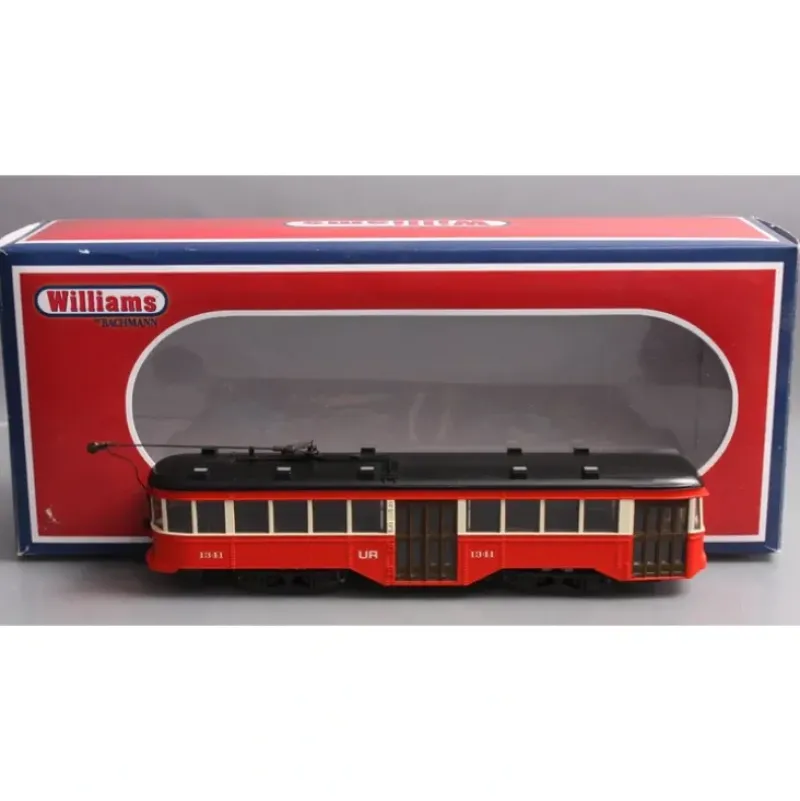 Williams 23906 O Gauge St. Louis Powered Peter Witt Street Car #1341 - Model Train Junction: Quality Parts and Art Supplies Online