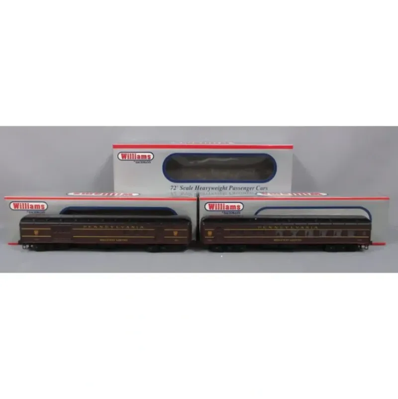 Williams 43303 PRR 72 Ft. Heavyweight Passenger Cars (Set of 2) - Model Train Junction: Quality Parts and Art Supplies Outlet