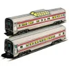 Williams 43048 Santa Fe 60 Ft. Streamline Passenger 2-Pack - Model Train Junction: Quality Parts and Art Supplies Online