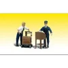 Woodland Scenics A2555 G Dedicated Depot Worker Figures (Set of 2) - Model Train Junction: Quality Parts and Art Supplies