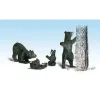 Woodland Scenics A2551 G Scenic Accents Harry Bear & Family Figures (Set of 4) - Model Train Junction: Quality Parts and Art Supplies Clearance