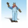 Woodland Scenics A2536 G Scenic Accents Ernie the Engineer Figure - Model Train Junction: Quality Parts and Art Supplies Sale