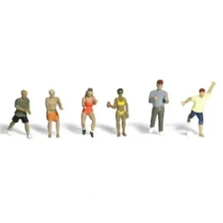 Woodland Scenics A1831 HO Active People Figures (Set of 6) - Model Train Junction: Quality Parts and Art Supplies Sale