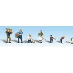 Woodland Scenics A1857 HO Farm People Figures (Set of 6) - Model Train Junction: Quality Parts and Art Supplies Online