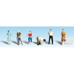 Woodland Scenics A1824 HO Ordinary People Scenic Accents Figures (Set of 6) - Model Train Junction: Quality Parts and Art Supplies Hot