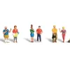 Woodland Scenics A1836 HO Scenic Accents Tourist People Figures (Set of 6) - Model Train Junction: Quality Parts and Art Supplies Online