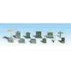 Woodland Scenics A1856 HO Scenic Accents Assorted Tombstones (Set of 20) - Model Train Junction: Quality Parts and Art Supplies Discount