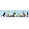 Woodland Scenics A1892 HO Scenic Accents Uniformed Traveler Figures (Set of 10) - Model Train Junction: Quality Parts and Art Supplies New