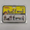 Woodland Scenics A1916 HO Scenic Accents Park Bum People Figures (Set of 8) - Model Train Junction: Quality Parts and Art Supplies New