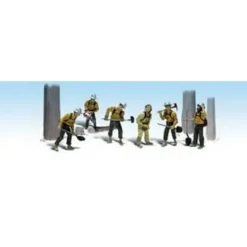 Woodland Scenics A1919 HO Scenic Accents Smoke Jumper Figures (Set of 6) - Model Train Junction: Quality Parts and Art Supplies Best