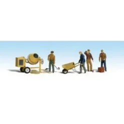 Woodland Scenics A1901 HO Scenic Accents Masonry Worker Figures (Set of 11) - Model Train Junction: Quality Parts and Art Supplies Sale